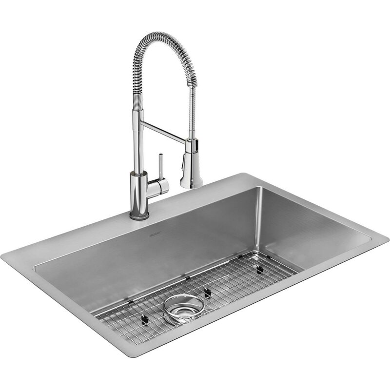 33 X 22 Stainless Steel Undermount Kitchen Sink